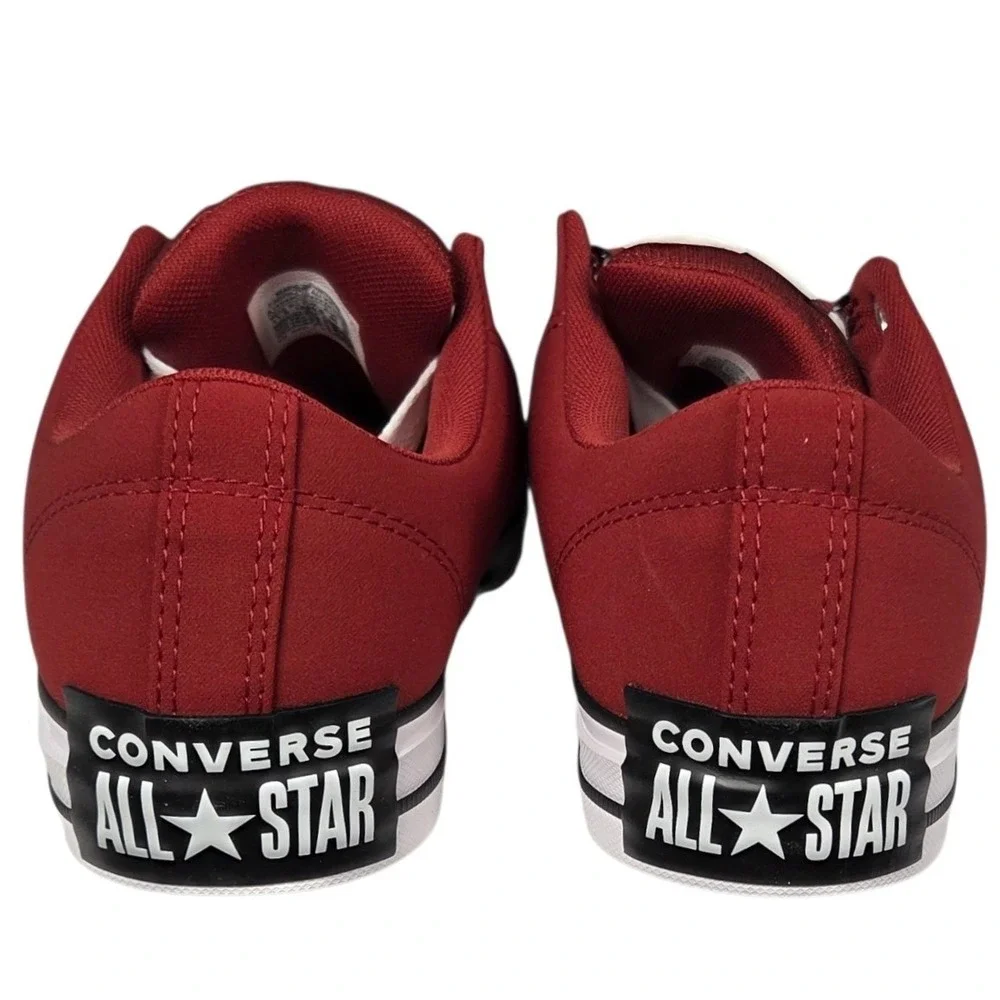 Converse Chuck Taylor All Star Low Puff Sneakers Men 9 W10.5 Red White Shoes NEW